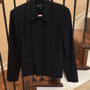 Classic Black Rayon Suit